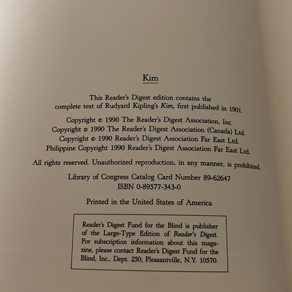 Rudyard Kipling Kim and Captains Courageous Hardcover Coffee Table Books - Picture 9 of 14